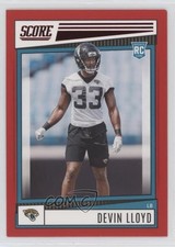 2022 Score Rookies Red Devin Lloyd #350 9cx