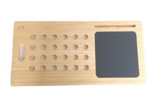 URBAN HIDEOUT: mobiles Lapdesk m Mousepad & Stiftablage (56 x 28 x 1 cm), Kiefer