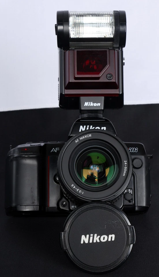 VG Nikon N8008 AF 35mm Film SLR c/w Nikon AF NIKKOR 24-50mm Zoom Lens &SB-20 Kit - Image 4 of 4