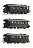 Roco 6200059 H0 3Er Set Personenwagen 3-Achsig Ep. Iii Pkp