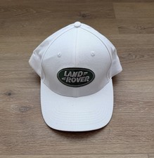 Land Rover White Baseball Cap Adjustable Strapback Embroidered Logo Hat
