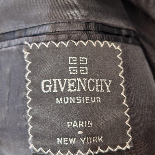 Giacca tuta vintage Givenchy uomo 42 lana smoking senza sfiato 1 bottone formale USA - Foto 5 di 14
