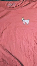 Goat USA Tee Shirt XL(Womens?) Salmon Color