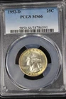 1952-D Washington 25C PCGS MS66
