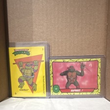 Teenage Mutant Ninja Turtles Donatello & Raphael Non-Sport Trading Cards Lot