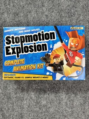 NIB Stopmotion Explosion Complete Animation Kit Software Movie Maker HD