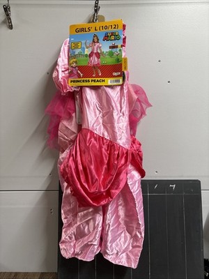 princess peach dress up costume Pink Princess Peach Dress Up Costume for Girls Birthday Carnival Party  Cosplay Performance Outfit Kids 2-8Y Vestido