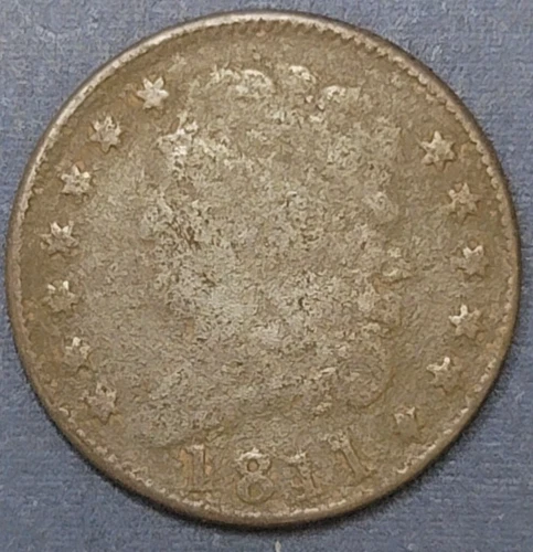 1811-P Half Cent — photo from the most recent tracked eBay sale