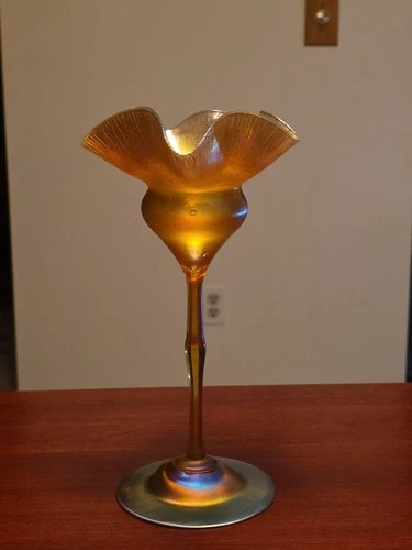 Signed Tiffany Favrile Floriform Vase