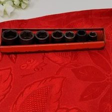 Matco Impact 3/8 Shallow Sae Socket Set 3/8-3/4 W Tray