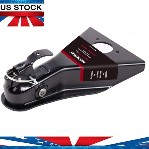 2"8000lbs A-Frame Trailer Coupler Fits 2 in Hitch Ball Yoke Style Class IV Black