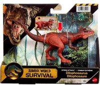 Dilophosaurus Survival Dinosaur Jurassic World Strike Attack Dinosaurier Figur