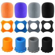 4 Set Microphone Protection Foam Mic Cover - Including 4 Pcs Foam Microphone ...