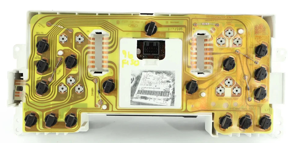 Ford Bronco F-150 F-250 F-350 1996 cuadro de instrumentos de gasolina velocímetro manual Foto 3 de 4