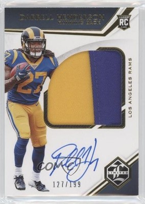 2019 Limited Variations /199 Darrell Henderson #165 RPA Rookie Patch Auto RC 0gm