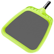 Pool Skimmer Net - Professional Heavy Duty Reinforced Frame Nylon Flat Leaf R...
