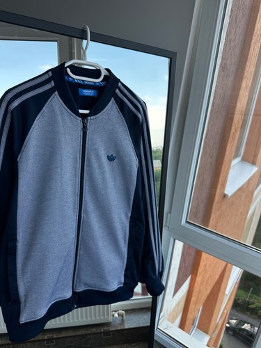 Vintage Adidas Firebird Blue Track Jacket Sz M - Picture 4 of 9