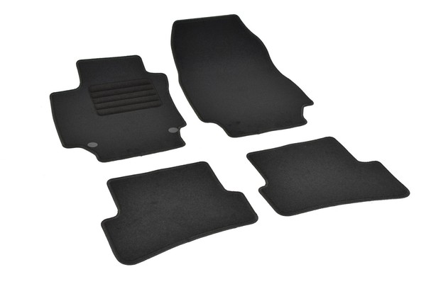 Passgenaue Schwarze Textilmatten Geeignet FüR Renault Captur 2013 - 2020-image