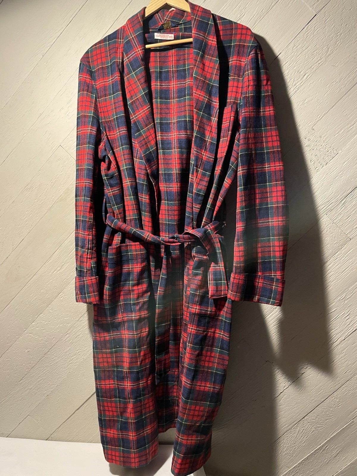 Pendleton Wool Robe Mens Large Red McPherson Red … - image 1