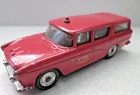 Vintage Diecast DINKY TOYS 257 NASH RAMBLER FIRE CHIEF'S CAR 1960'S