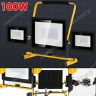 100W LED floodlight outdoor spotlight spotlight work lamp cool white DHL