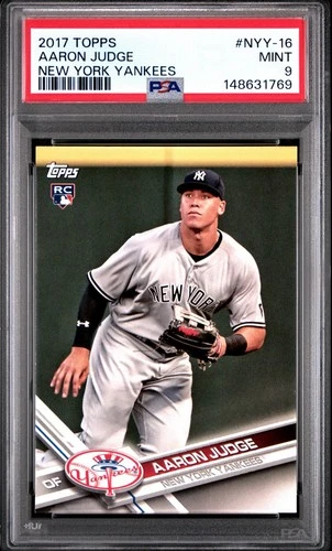 2017 Topps New York Yankees - Aaron Judge #NYY-16 (RC) PSA 9