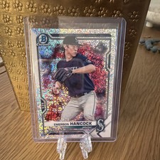 Topps 2021 Bowman Chrome Prospects Emerson Hancock Mariners #BCP-78 Speckle