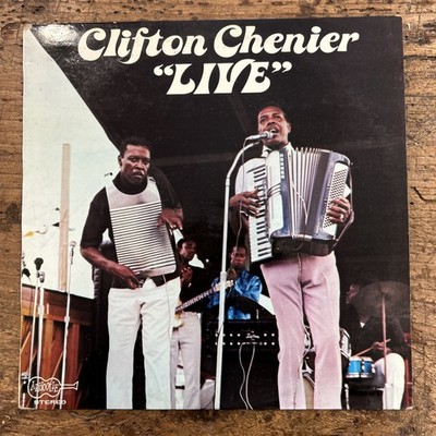 LP Clifton Chenier - ''Live'' At The French Creole Dance AR 19042 France Folk Rock