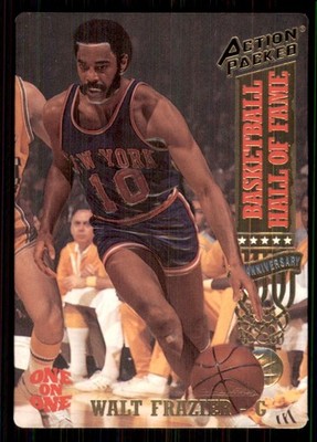 1993 Action Packed Basketball Hall of Fame #1 Walt Frazier New