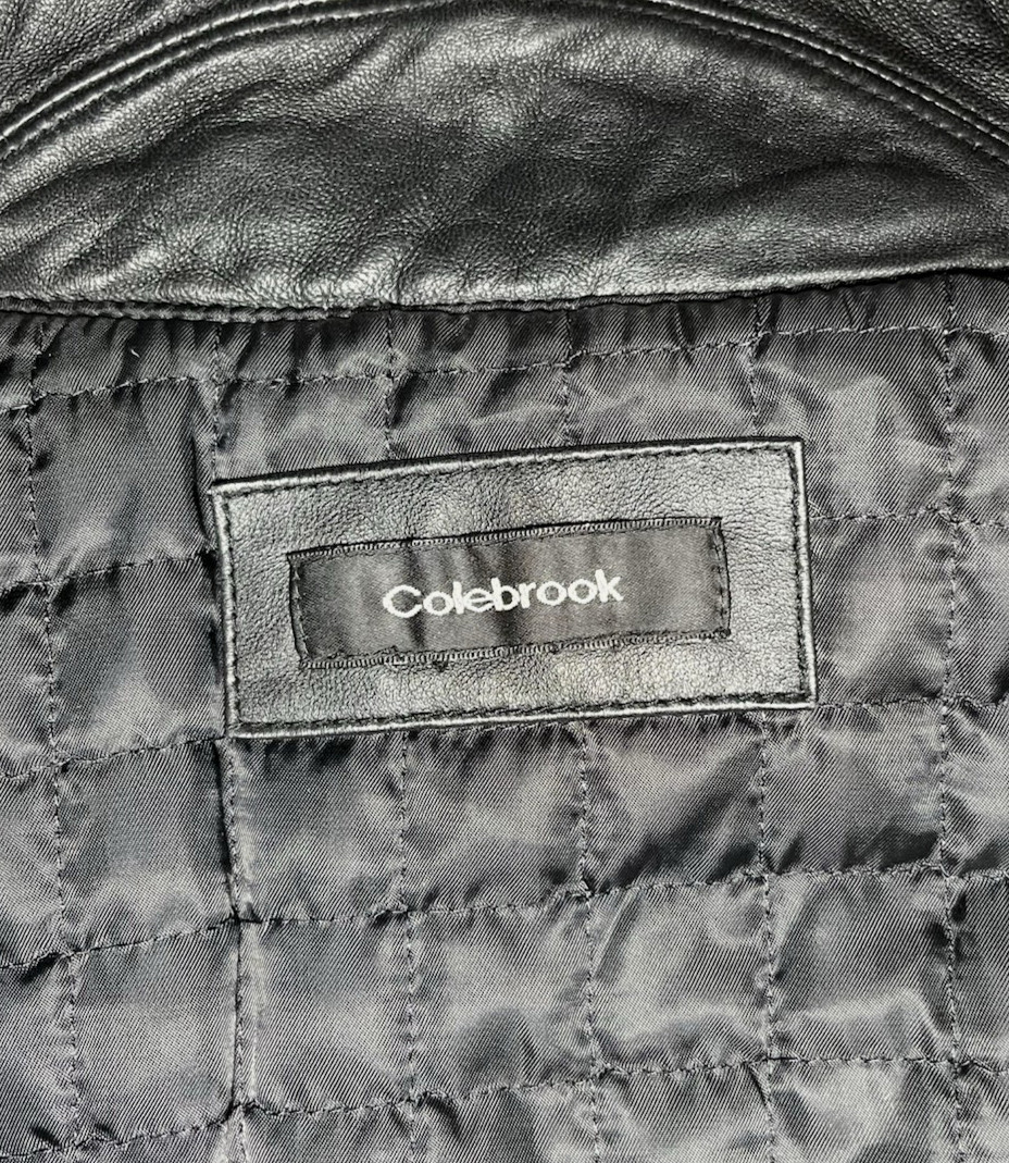 Colebrook Leather Jacket Full Zip Polyester Linin… - image 2