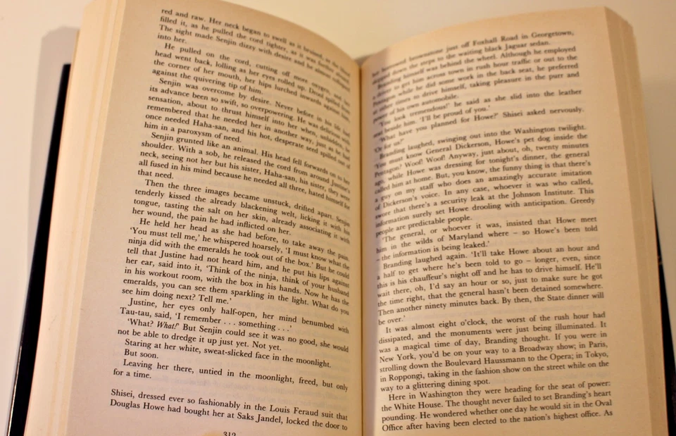 White Ninja by Eric Van Lustbader (Hardcover, 1990) - Image 3 of 4