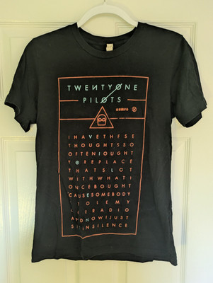 Twenty One Pilots Vessel Era Car Radio T-shirt Size Medium Authentic Original