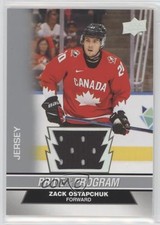 2023 Team Canada Juniors Pride of the Program Jersey Zack Ostapchuk #74 02t9