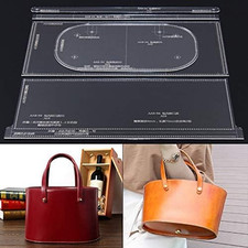 AAB-54 Bucket Bag Acrylic Template Leather Pattern Handbag Acrylic Leather Patte