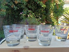SET 6 BICCHIERI SAMBUCA MOLINARI EXTRA VAGANTE PUBBLICITARI DA COLLEZIONE