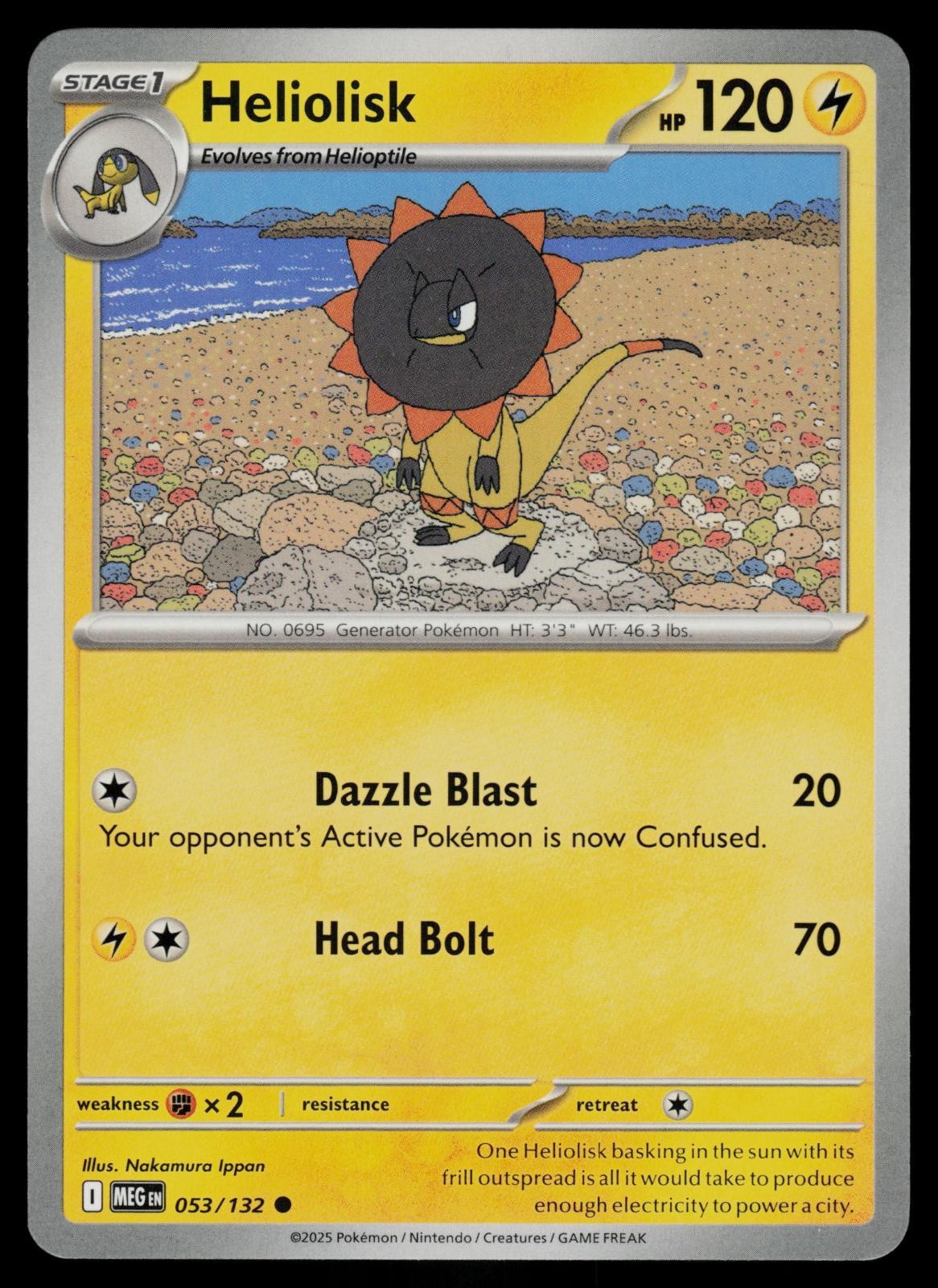 Heliolisk 053/132 Common - Pokemon Mega Evolution