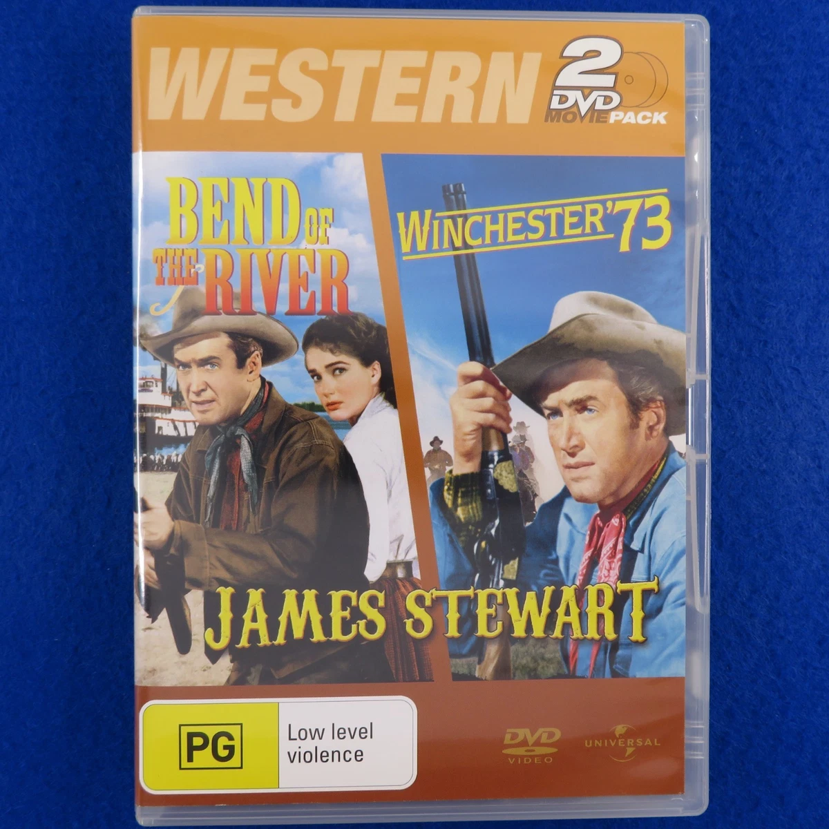 Bend Of The River / Winchester 73 - James Stewart - DVD - Region 4 - Fast Post