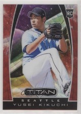 2019 Panini Chronicles Titan Ruby Wave Prizm 99/199 Yusei Kikuchi #6 8k4