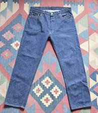 VINTAGE 80s LEVIS 501XX STF DARK ONE WASH 40 X 34 MEASURED 37 X 31 NOT REDLINES
