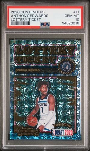 Anthony Edwards #11 — 2020 Panini Contenders Lottery Ticket basketball card
