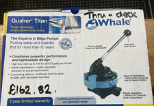 Whale Gusher Titan Thru-Deck Bilge Pump  BP4410 Boat Yacht Fishing