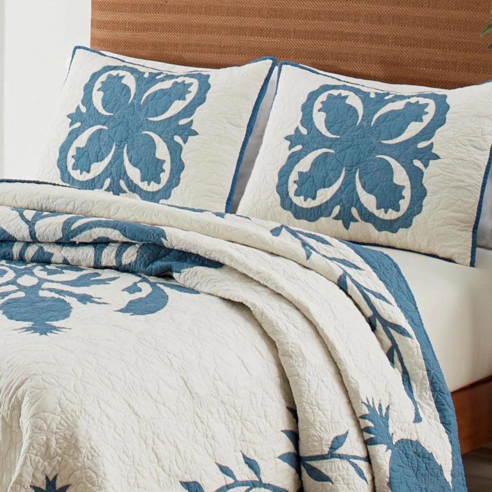 - Edredón King, ropa de cama estampada de algodón naturalmente suave con un reverso liso, ligero Foto 2 de 4