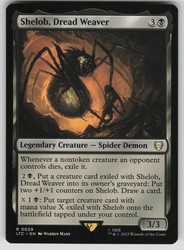Shelob, Dread Weaver 29/597 Rare The Lord of the Rings: Tales of Middle-earth Commander