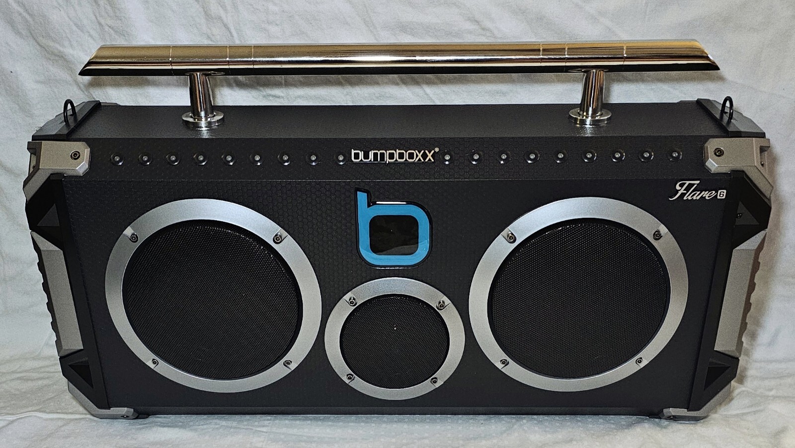 Blue Bumpboxx Flare 6 With Bluetooth, Carrying Strap & 150 Watts eBay