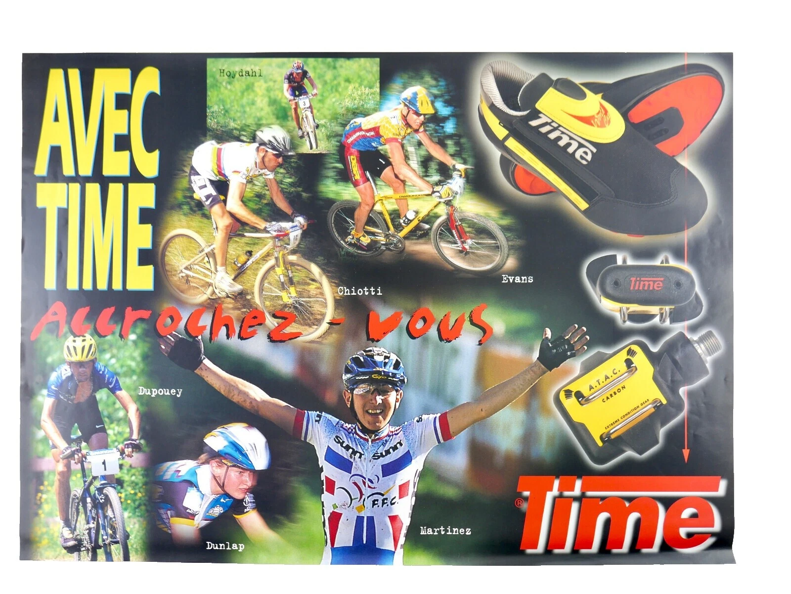 Mountain Bike Pedals Multicolor Vintage Bike Parts