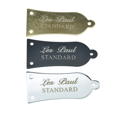 3 Hole Metal Guitar Truss Rod Cover CUSTOM or STANDARD Print for Epiphone LP/SG