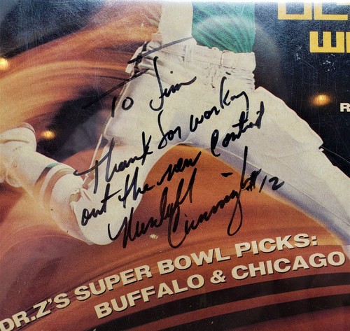 Randall Cunningham Hand Signed & Inscribed Sports Illustrated 1989 Cover w / COA - Picture 2 of 5