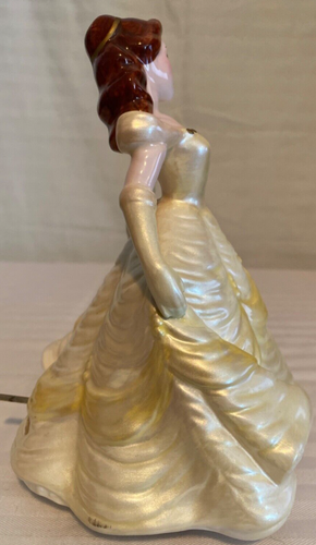 Disney’s Beauty & The Beast Belle Schmid Ceramic Dancing Music Box VTG WORKS!! - Picture 5 of 6