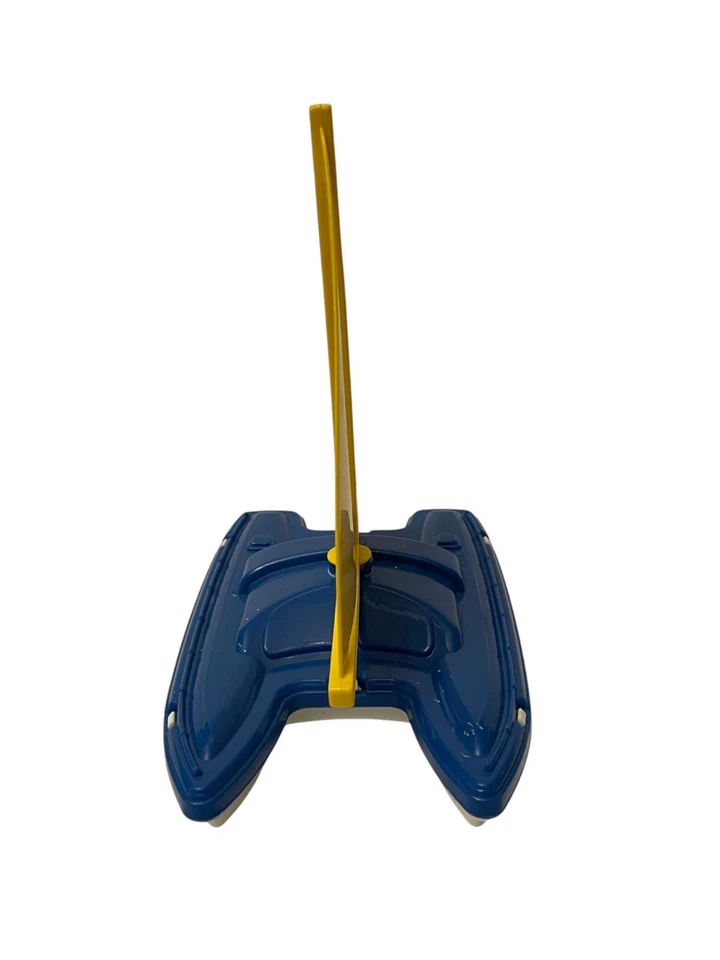 De colección Años 70 AMERICAN PLASTIC TOYS Catamarán Velero Azul/Blanco y Amarillo Vela Foto 3 de 4