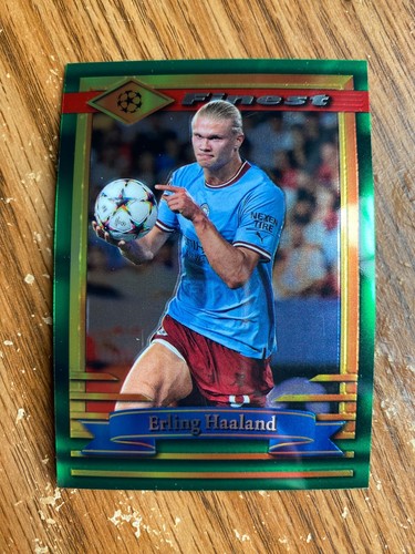 2022-23 Topps Finest Flashbacks UEFA Erling Haaland #100 Manchester City